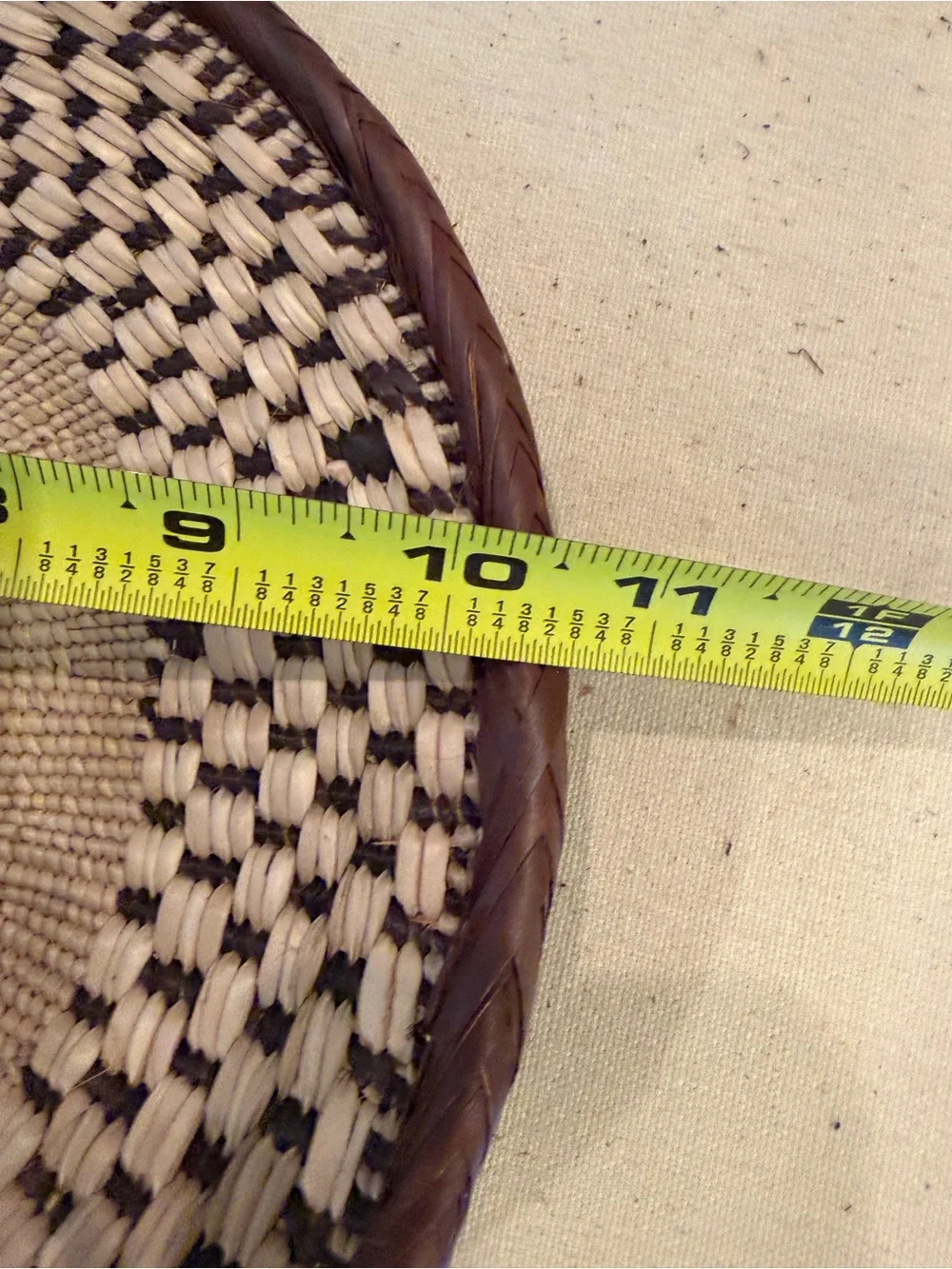 One of a Kind! NEW Woven Basket. Made by Binga people of Zambia Zimbabwe Africa